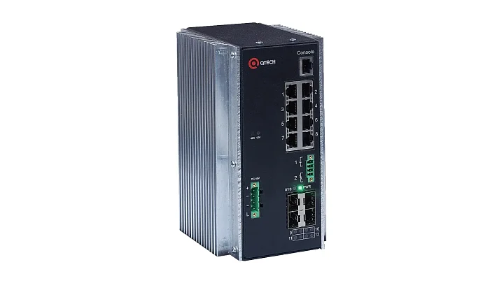  QTECH QSW-3750-12T-I-POE-DC